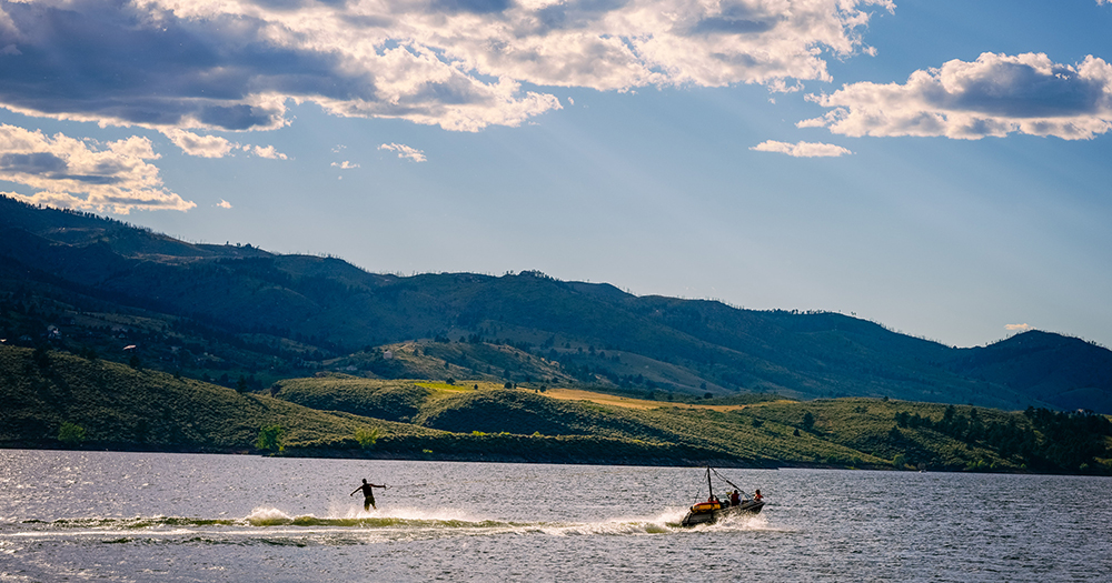 Horsetooth Reservoir near campus.