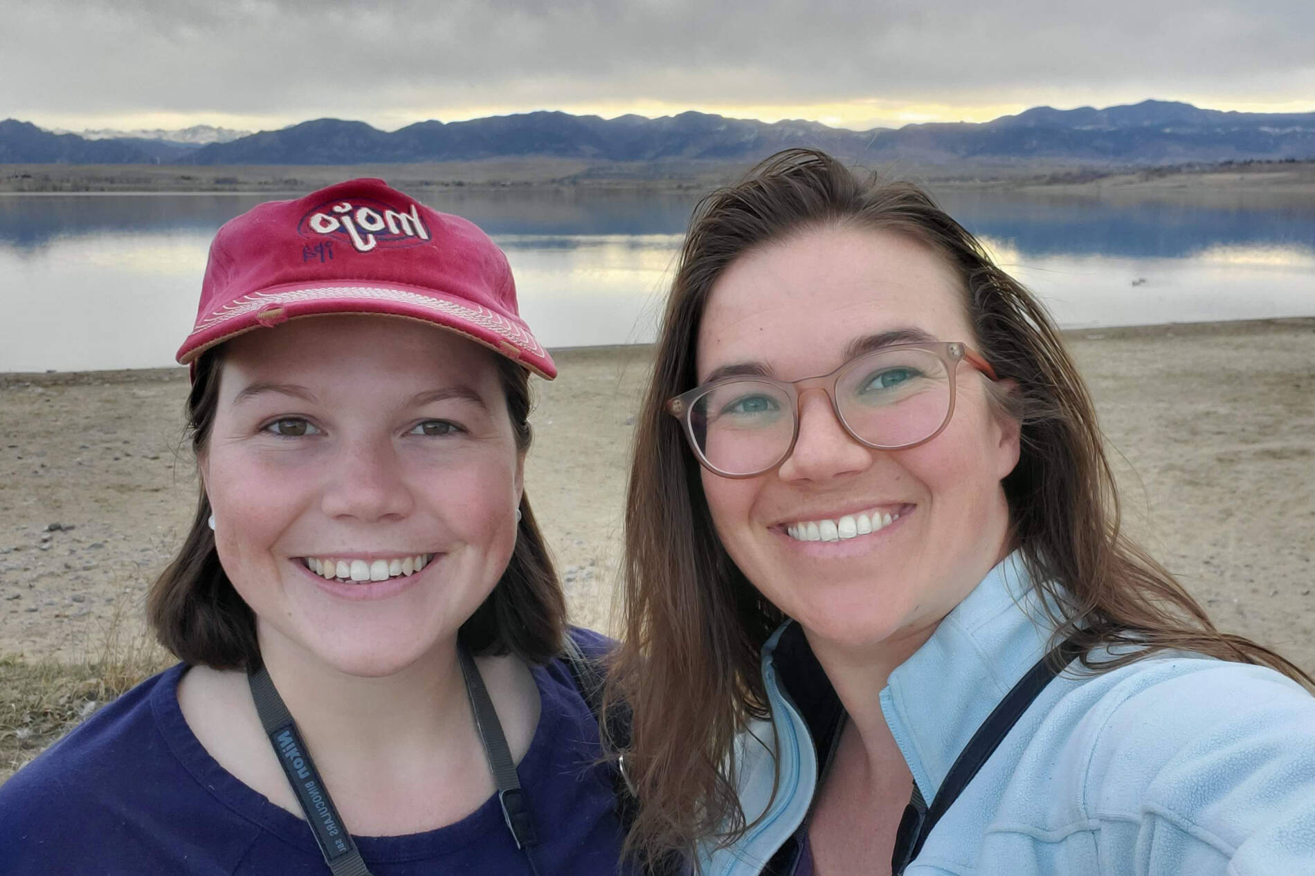 Birding at Standley Lake with older sister