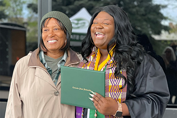 Alexis at graduation