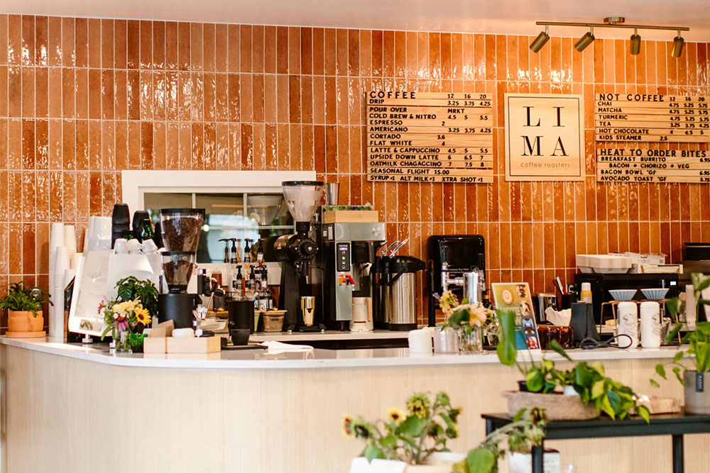 Inside of Lima Coffee Roasters