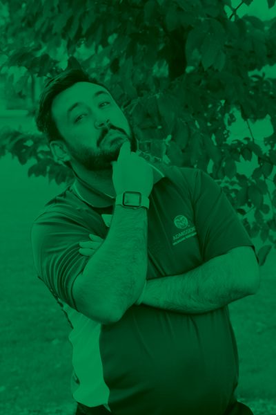 This is another photo of David to show you could have another picture here. This photo also has the CSU duotone style applied.