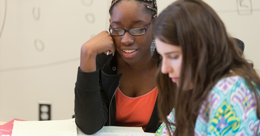 Students participate in free tutoring at TILT.