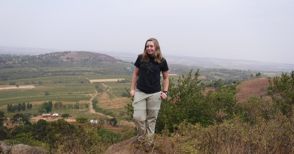 Zoe explores in Tanzania