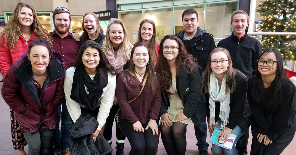 CSU scholars take a group photo