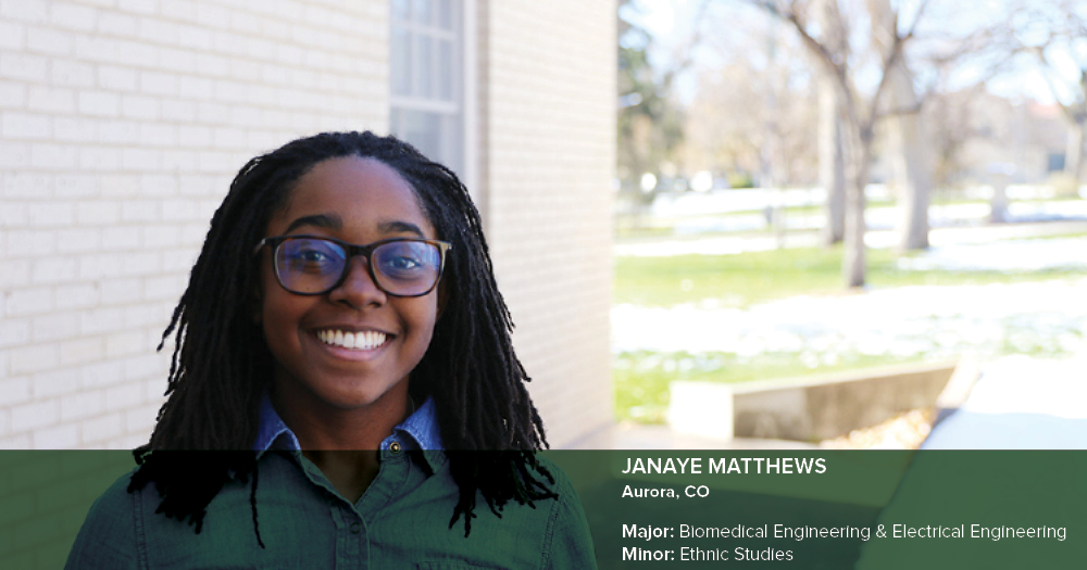 Janaye Matthews, CSU Boettcher scholar