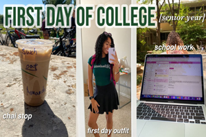 Student vlogger, Amanda, shares her first day of senior year at Colorado State.