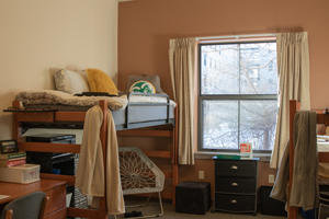 Suite-style dorm room